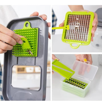 Razatoare Multifunctionala 22 de Piese pentru Legume si Fructe